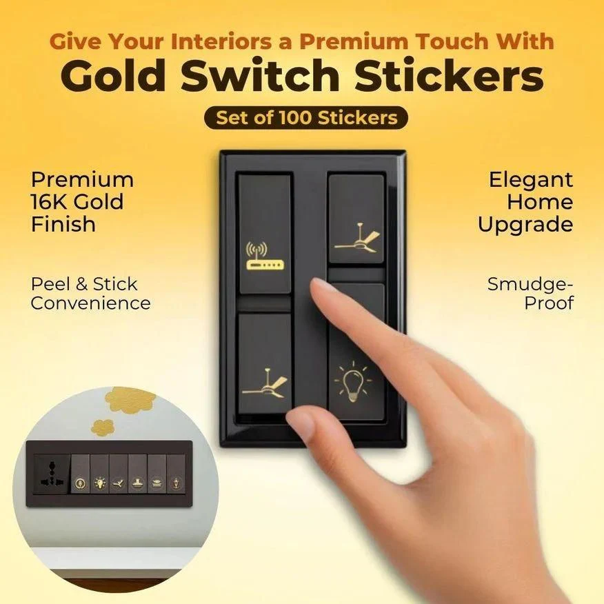 Gold Switch Stickers - Image 6