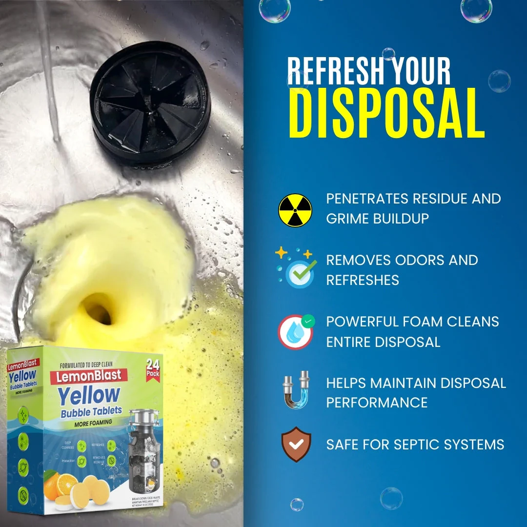 LemonBlast Yellow Bubble Tablets (24pc) - Image 4
